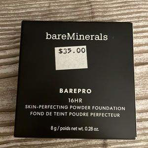 BareMinerals BAREPRO 16hr skin perfecting powder foundation medium 35 warm